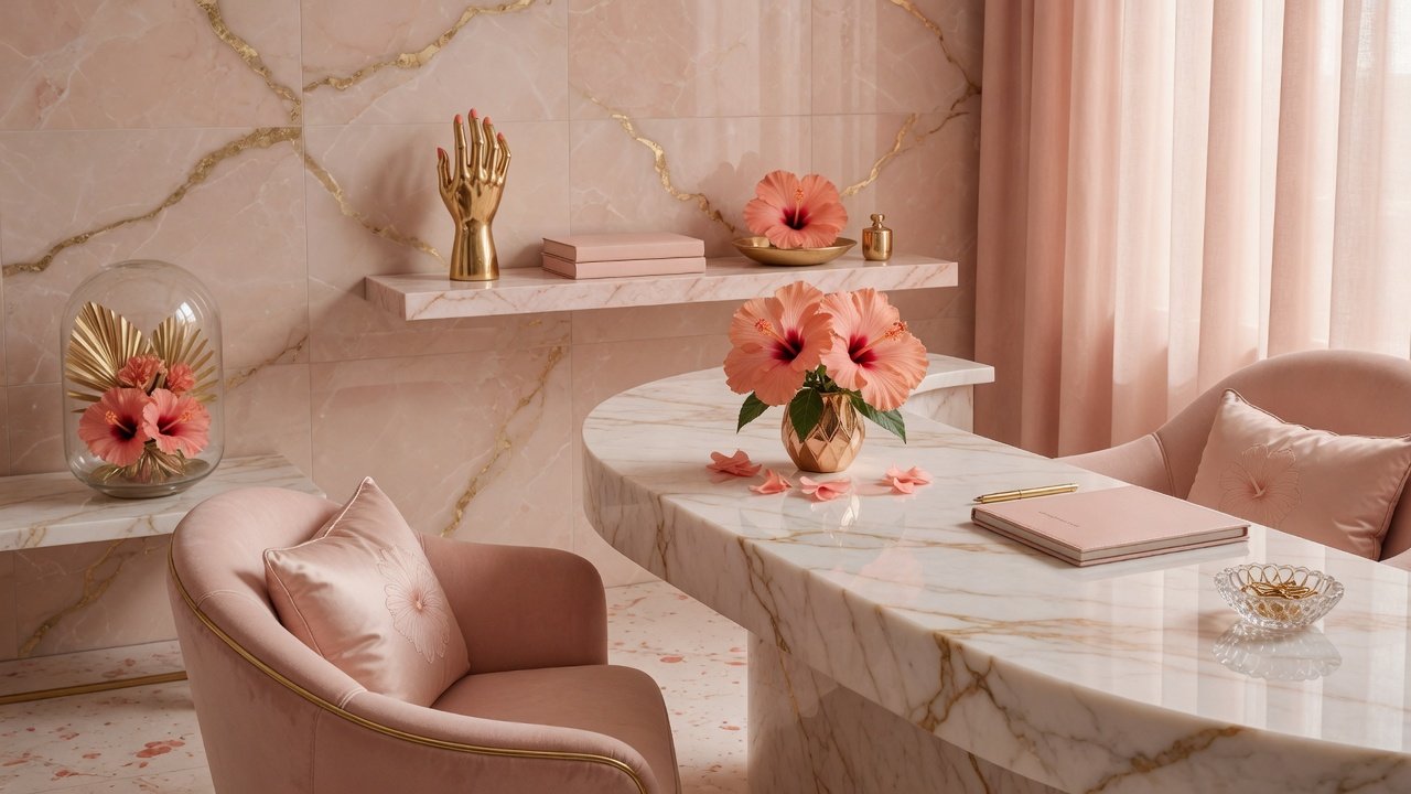 Welcoming reception at Lovely Nails